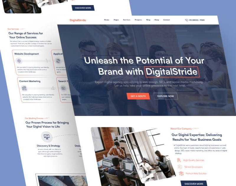 Best Digital Business Consulting Agency Template
